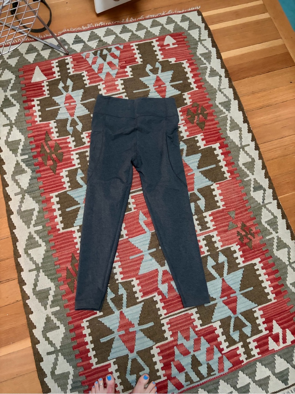 Never worn BOODY organic grey straight legging size xl
